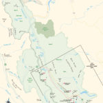 Travel map of Banff and Lake Louise