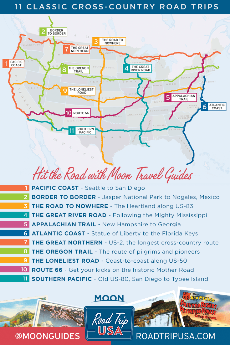 Road Trip USAs 11 Cross-Country Road Trip Routes